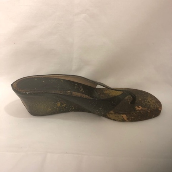 Gold Metallic Speckled Sandal (EUR 37.5) - Picture 5 of 5